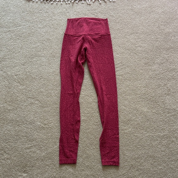 Lululemon Athletica Berry Patterned Leggings - Picture 1 of 7
